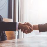 Asia Businessman Handshake