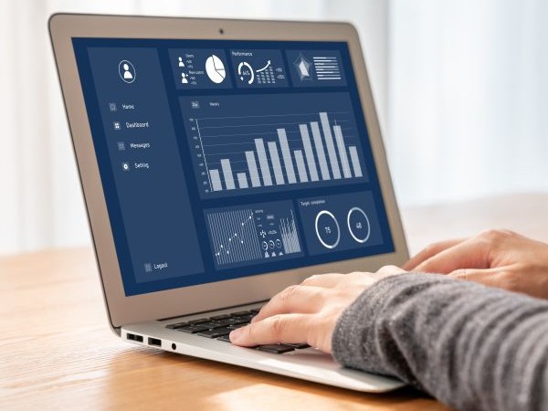 Business data dashboard provide modish business intelligence analytic 4-3
